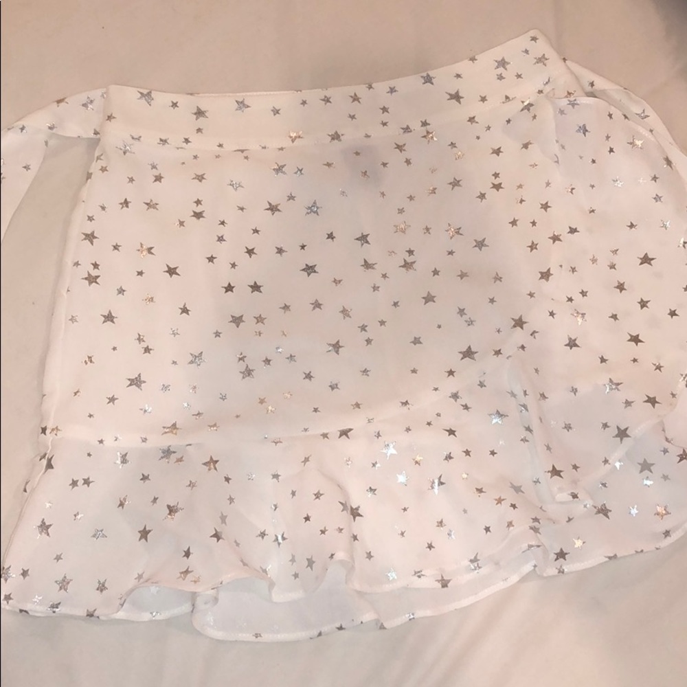 White Wrap Star skirt